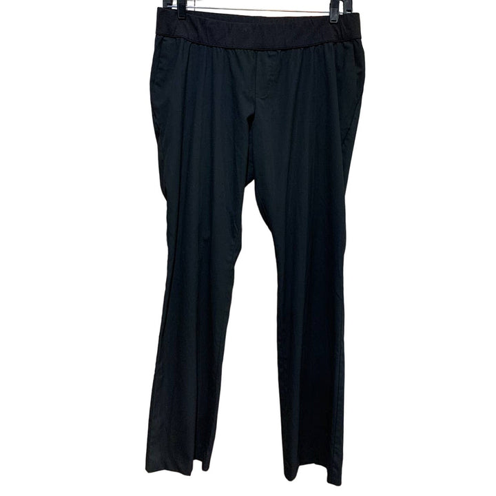 Liz Lange Maternity Large Stretch PolyBlend Basic Black Career Pants w Pockets