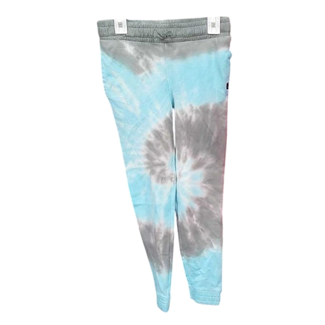 New Art Class Girls XL 100% Cotton Blue Gray Tie Dye Swirl Sweatpant Joggers