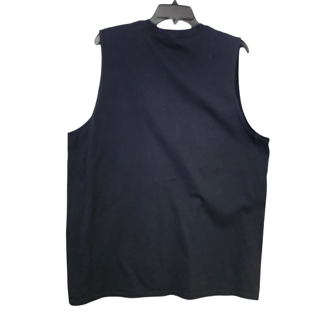 Upcycled Hand Printed Mens XL Stay Tomorrow Needs You Suicide Awareness Tank Top