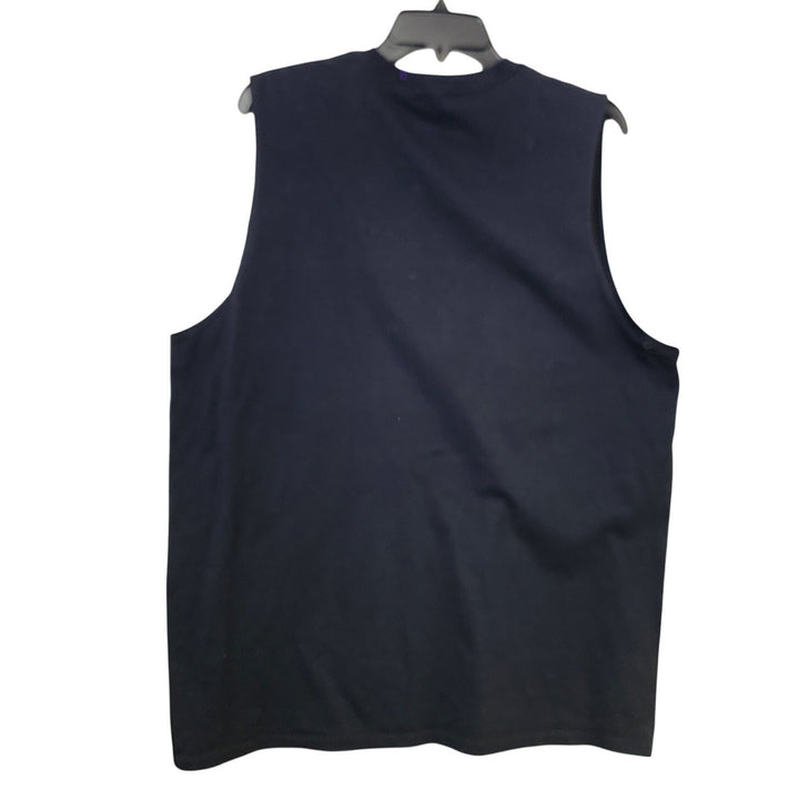 Upcycled Hand Printed Mens XL Stay Tomorrow Needs You Suicide Awareness Tank Top