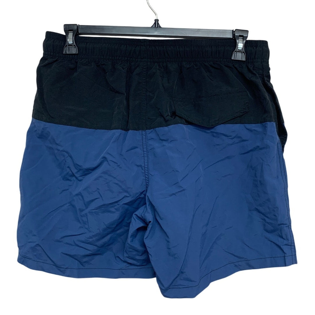 NWT New Silkworld Mens XL Color Block Drawstring Waist Lined Swim Shorts