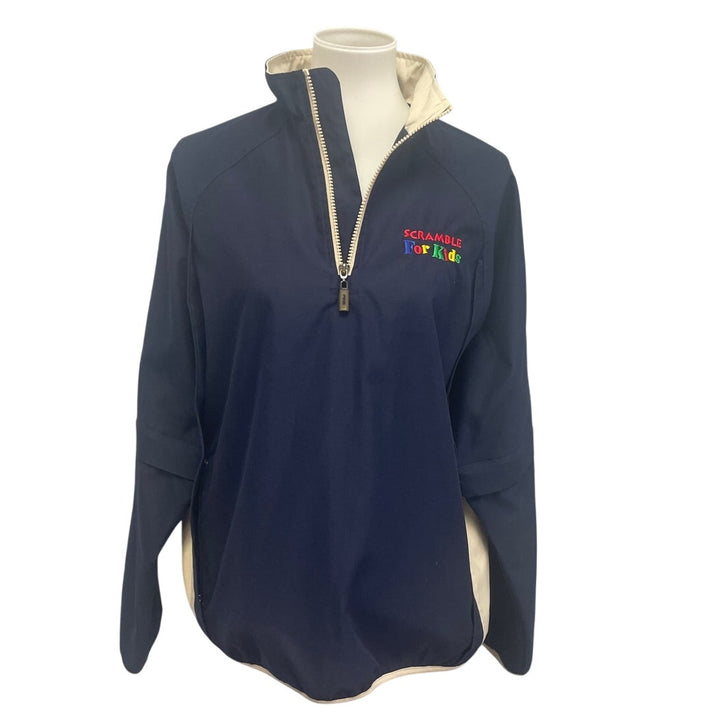 Ping Mens Small Scramble For Kids Long Sleeve Quarter Zip Lined Pullover Jacket