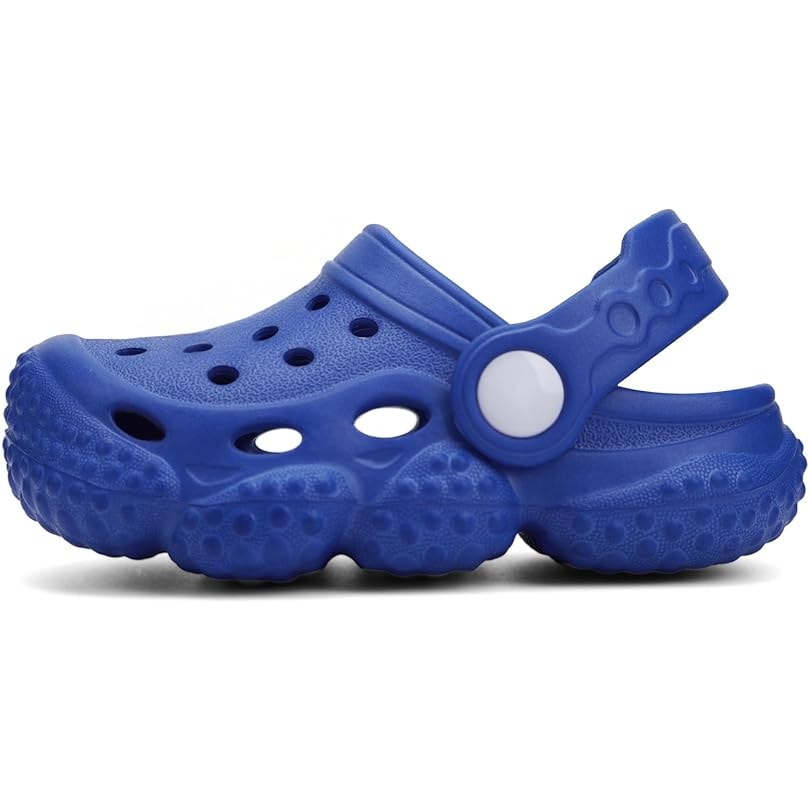 New Inminpin Toddler Boys Size 5.5 Blue Clogs Sandal Breathable Non Slip Shoes