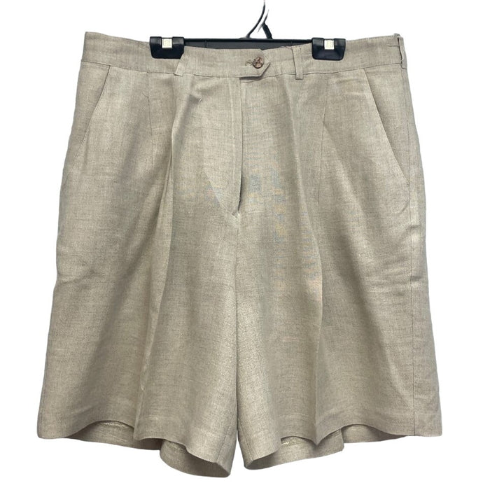 Designs Lane Bryant Womens Plus Size 18 Linen Rayon Blend Career Tan Shorts
