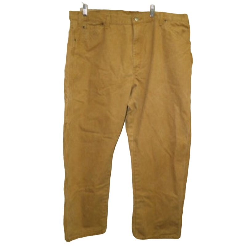 Vintage Style Dickies Mens Size 42x30  Brown 100% Cotton Carpenter Cargo Pants