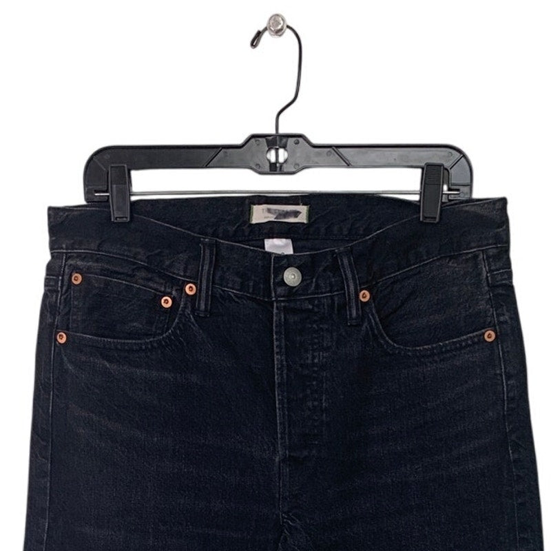 New American Eagle Womens Size 32 Black Cotton Blend The Classic Denim Jeans