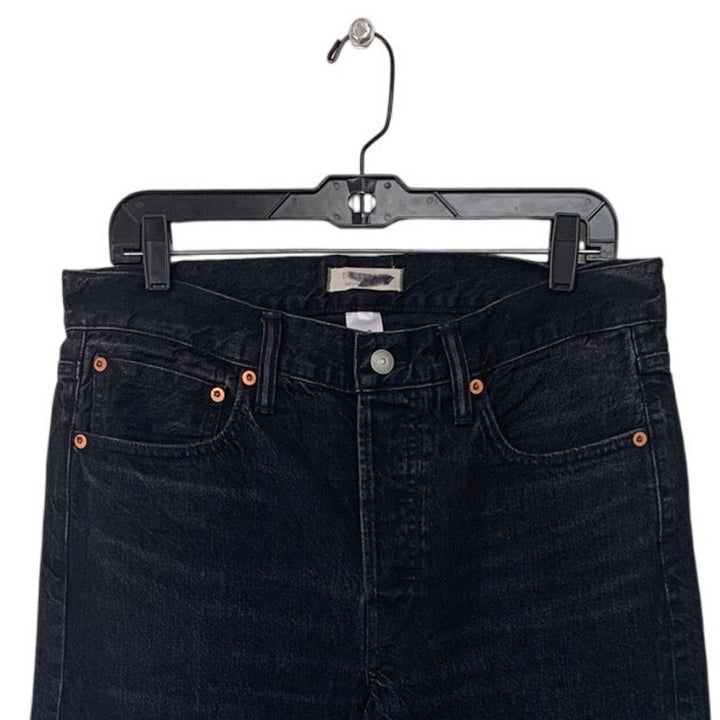 New American Eagle Womens Size 32 Black Cotton Blend The Classic Denim Jeans