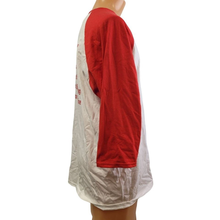 New Hand Printed Mens XL St Louis Baseball Town 3/4 Sleeve PolyCotton Tee Shirt