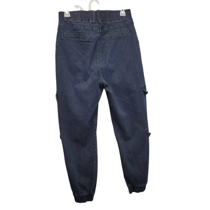 VIP Juniors Size 13 Cotton Blend Faux Pockets Stretch Waist Jogger Pants