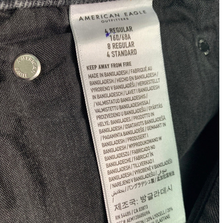 New American Eagle Womens Size 4 Cotton Blend Stretch Stove Pipe Denim Jeans