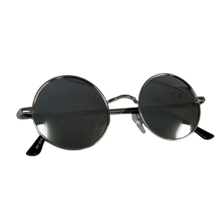 Kanastal UV400 Protection Womens Silver Frame Round Lens Sunglasses