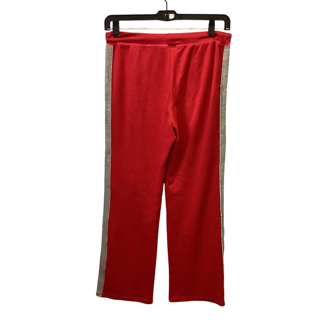 Jay Day Womens XL Side Stripe Cotton Blend Drawstring Elastic Waist Sweat Pants