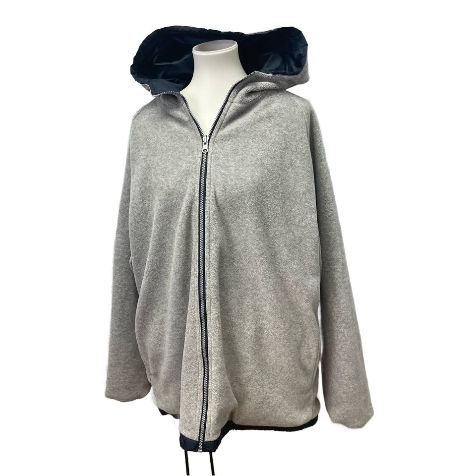 Reversible USA Olympic Mens LT Large Tall Full Zip Hooded Windbreaker Jacket