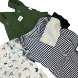 6 Baby Boys 6 Months One Piece Carters Circo Short Sleeve Tops Stripe Outfit Lot