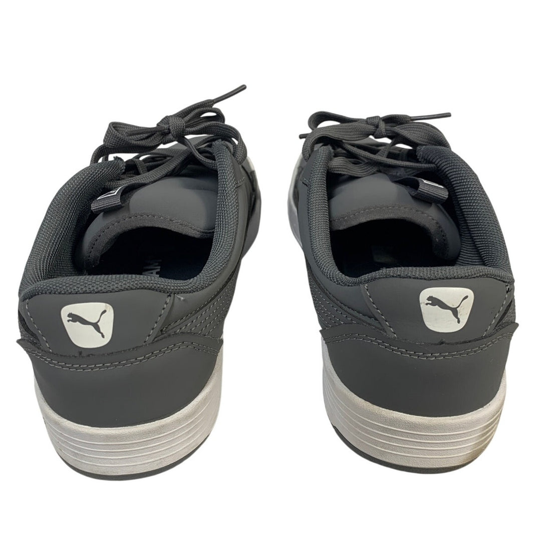 Puma Mens Size 9.5 Gray Skate Sneakers Lace Up Low Top Round Toe Shoes