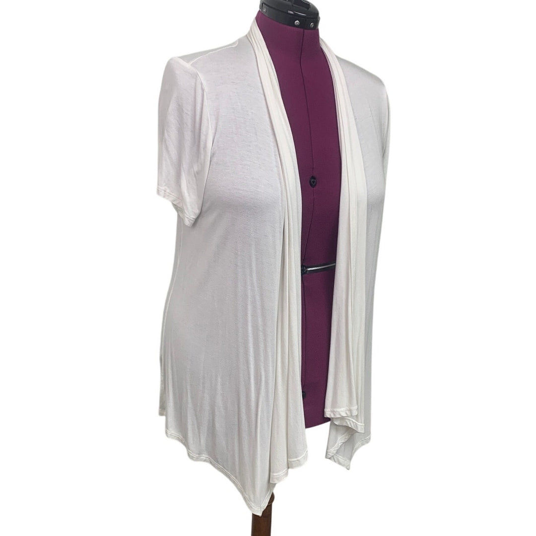 Urim Womens Plus Size 2X Rayon Blend Open Front Half Sleeve Cardigan Jacket