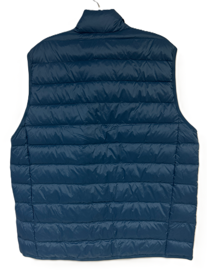 New Eddie Bauer Mens Large Marine Blue CirrusLite 650FP Down Zip Up Puffer Vest