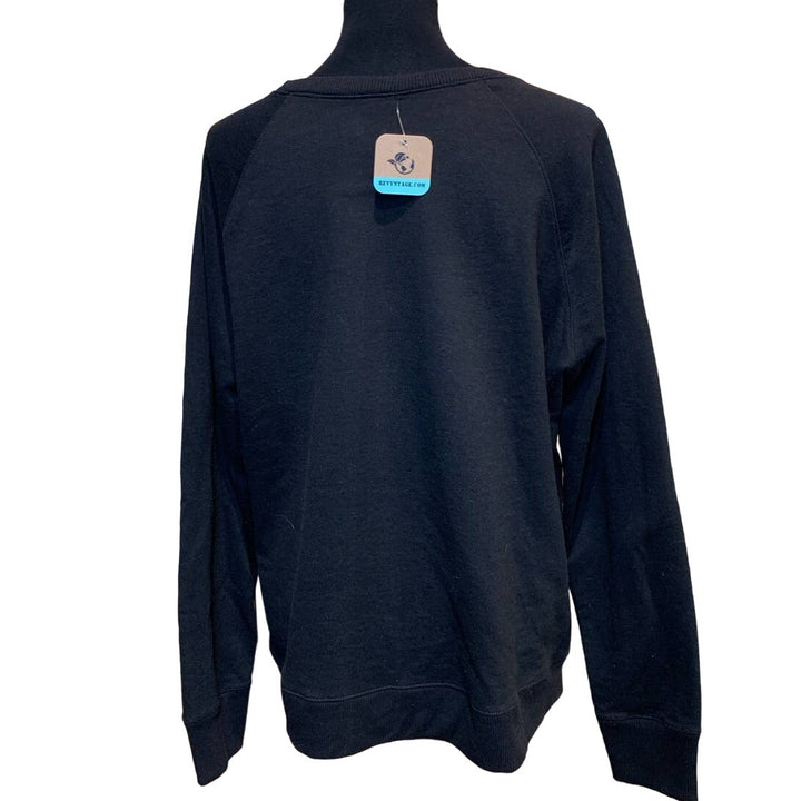 Wingspan Inspired Mens 2XL Northern Cardinal Hand Printed Upcycled Sweatshirt