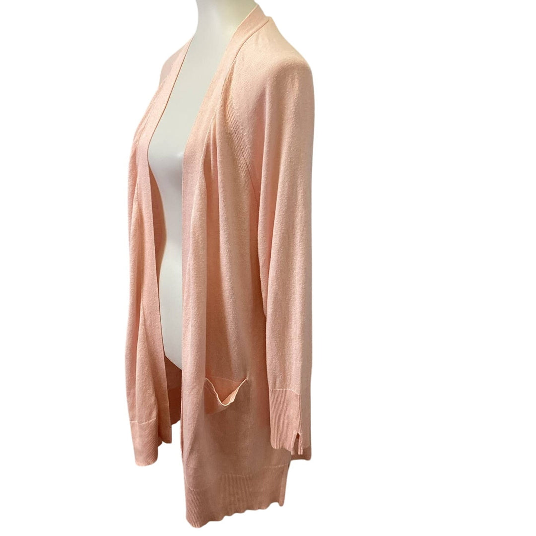 Ava &amp; Viv Womens Plus Size 1X Long Sleeve Cotton Blend Open Cardigan Sweater