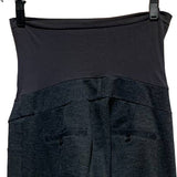 Oh Baby Motherhood Medium Stretch Polyester Blend Gray Maternity Career Pants