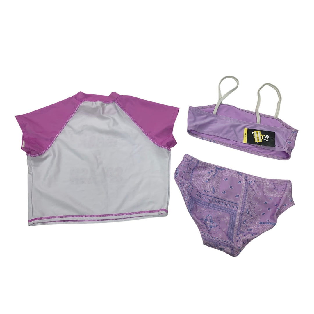 New Art Class More Than Magic Girls XL 2 Bikini Tops 1 Bottom Swim Suit 3PC Set