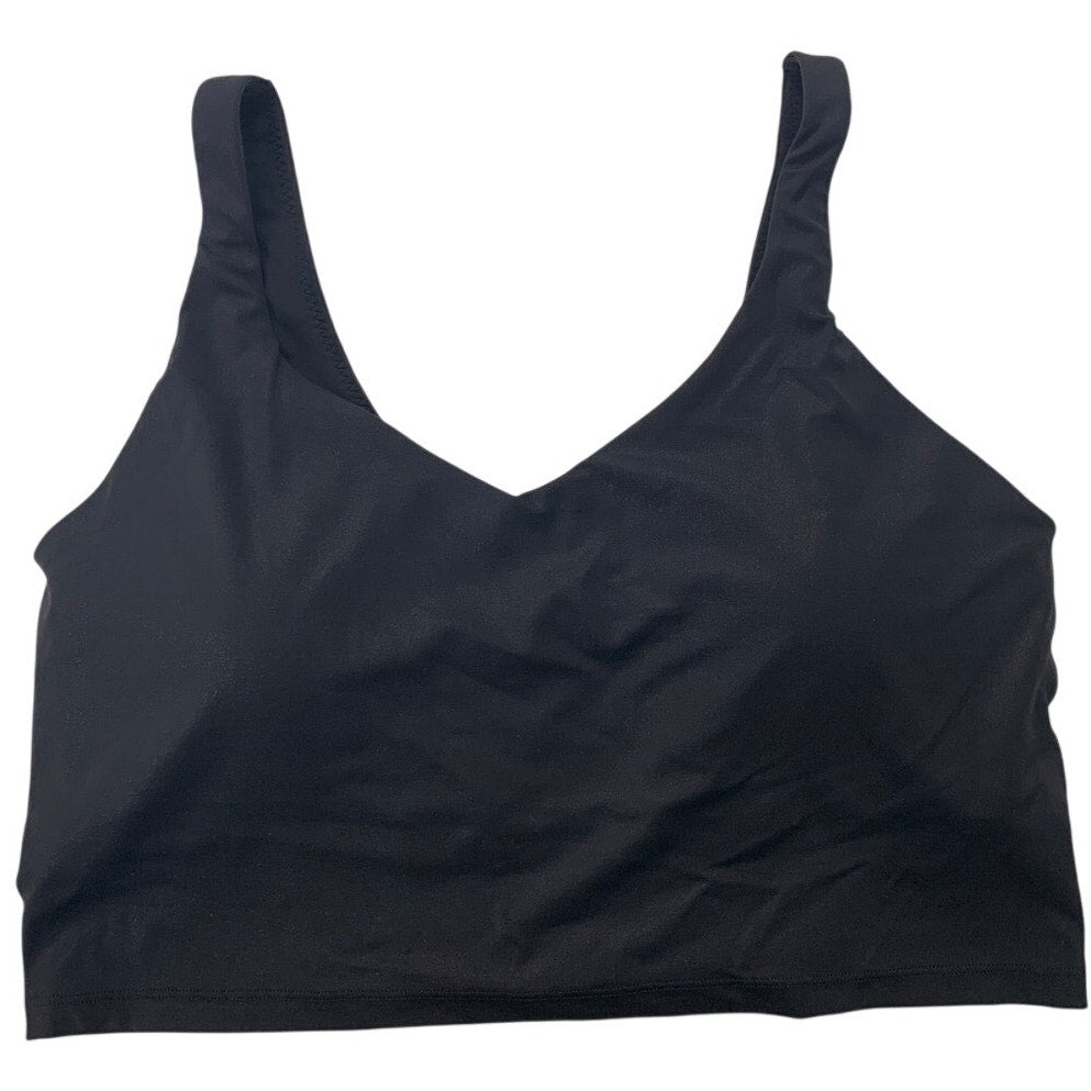 New Aerie Womens XXL Black Tank Top V-Neck Athletic Sports Bra Top Sample