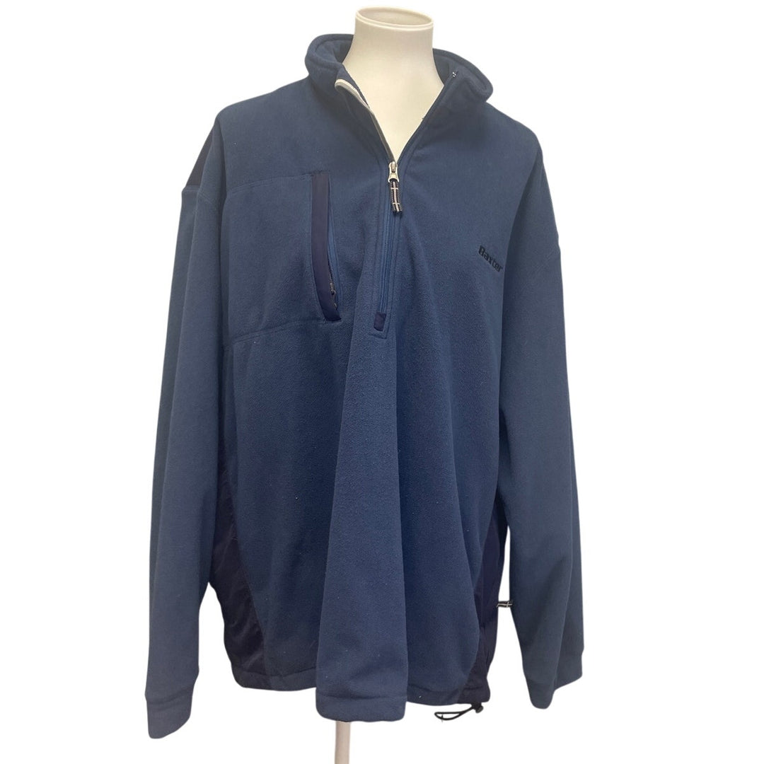 Page &amp; Tuttle Mens 3X 100% Polyester Long Sleeve Quarter Zip Pullover Jacket