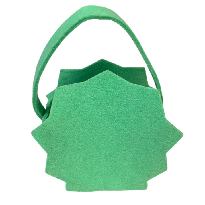 Target Childrens Green Felt Triceratops Dinosaur Bowtie Decorative Easter Basket