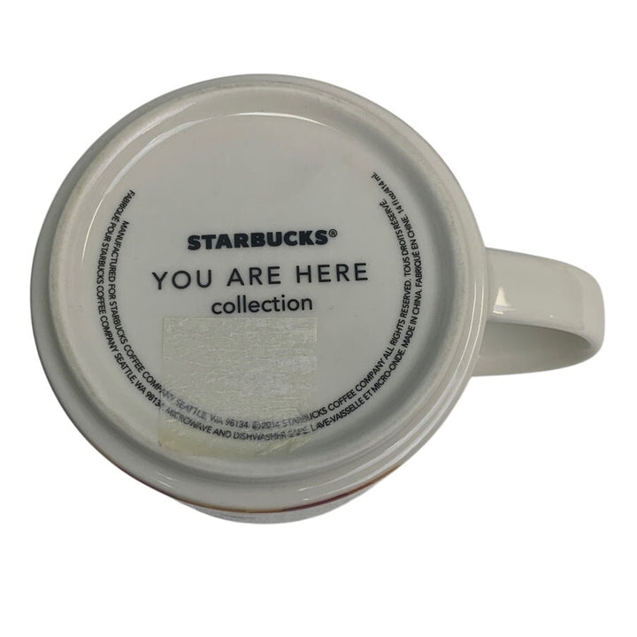 2014 New Starbucks You Are Here Collection Houston 14oz Ceramic Coffee Mug