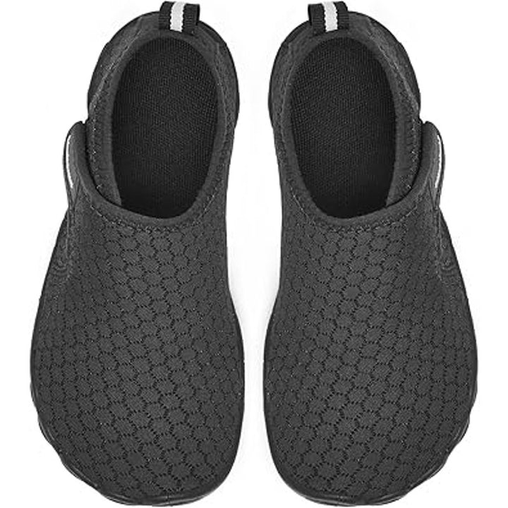 Limberun Big Kids Size 12 Black Hook Loop Slip On Quick Dry Water Swim Shoes