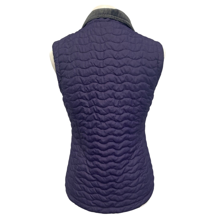 Free Country Womens Small Quilted Full Zip Warm Collared Puffer Vest Jacket