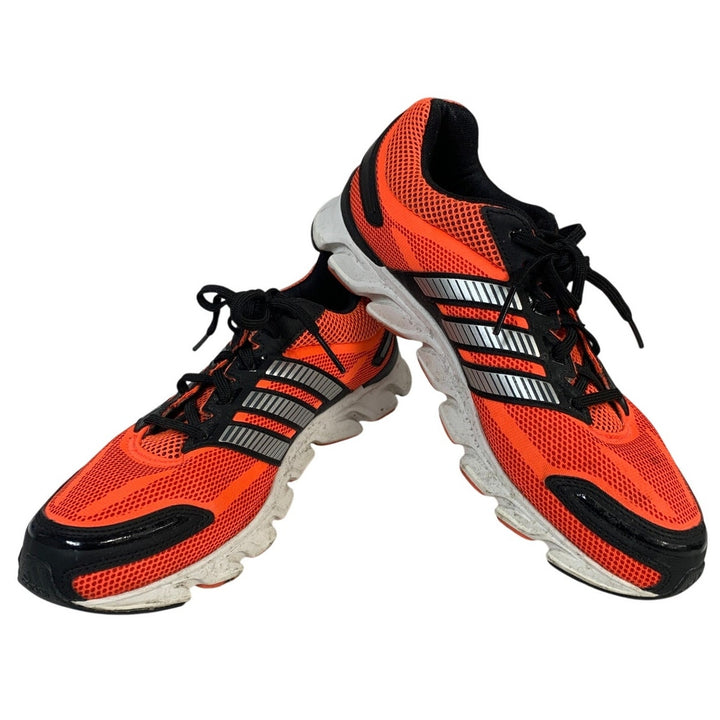 Adidas Adiprene+ Mens Size 9 Orange Black Sneaker Lace Up Low Top Athletic Shoes