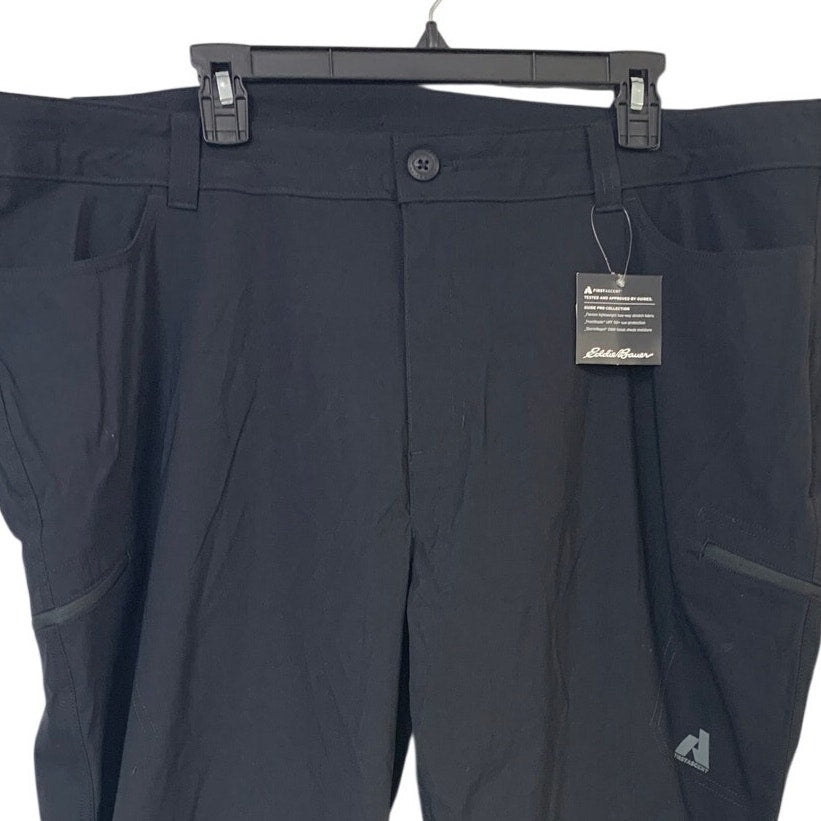 New Eddie Bauer Womens Plus Size 24W Black UPF 50+ Mid Rise StormRepel Capris