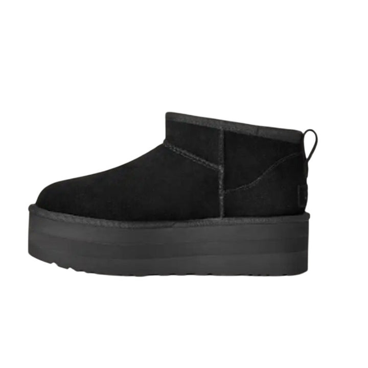 New In Box UGG Womens Size 9 Classic Mini Platform Suede Slide On Winter Boots