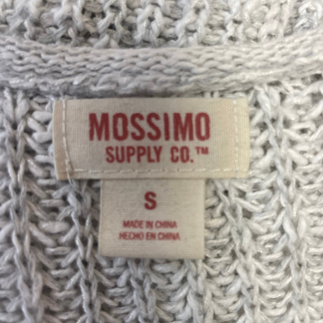 Mossimo Supply Co Womens Small Cabled Arms Open Front Cardigan Sweater