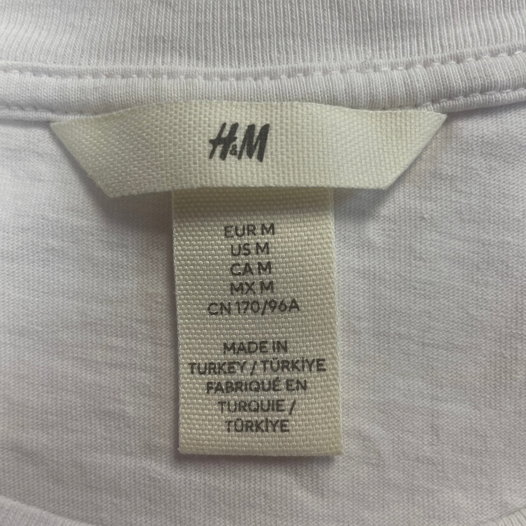 H&amp;M Mens Medium 100% Cotton SOHO Manhattan NYC Short Sleeve Crew Neck Tee Shirt