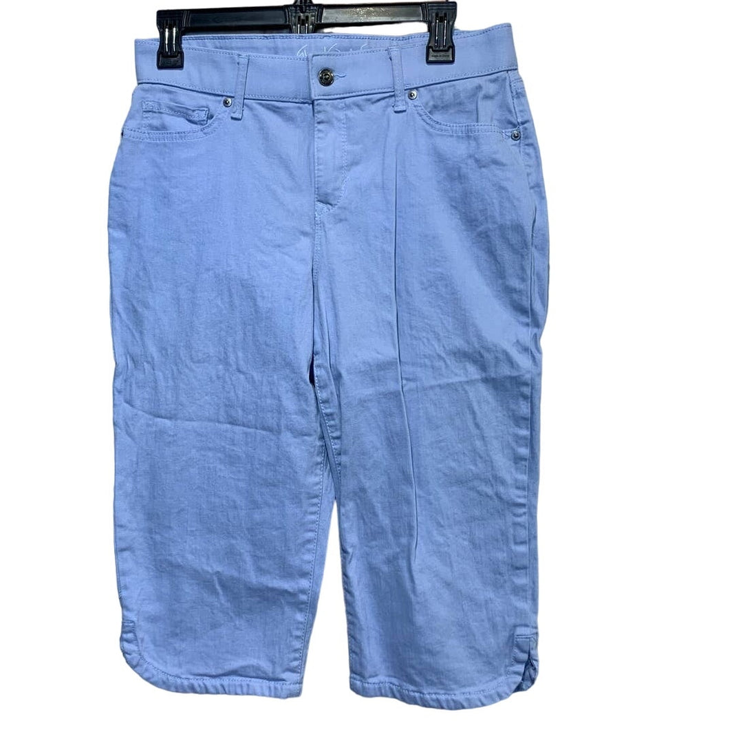 Gloria Vanderbilt Size 8 All-Around Slimming Effect Stretch Cotton Skimmer Pants