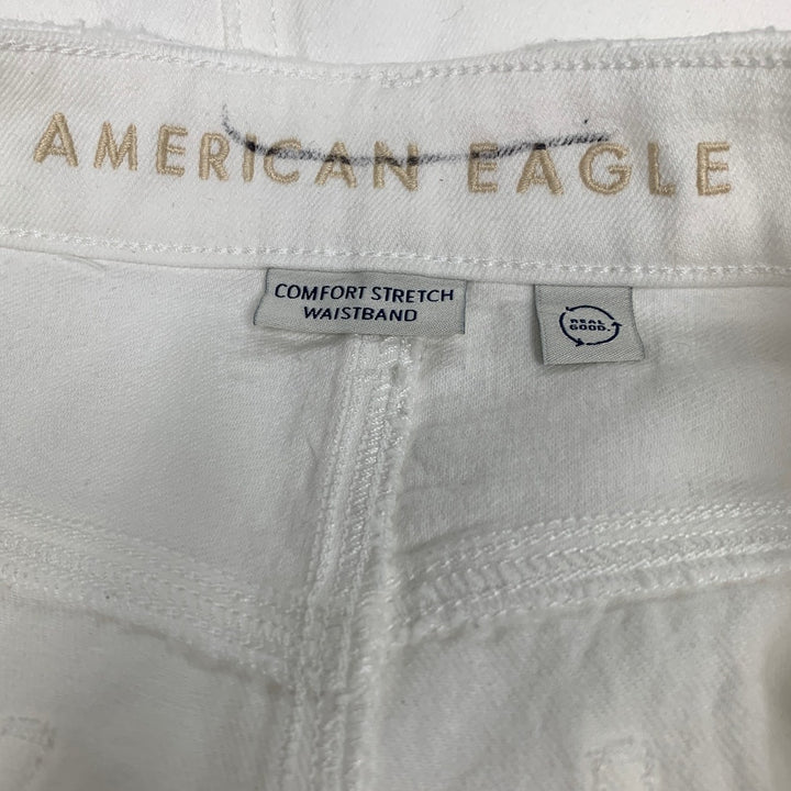 New American Eagle Womens Size 2 Comfort Stretch Waist Low Rise Maxi Denim Skirt