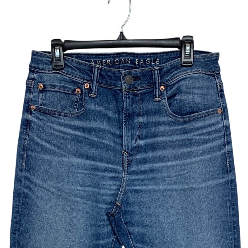 New American Eagle Mens Size 32 X 34 Airflex Athletic Fit Denim Blue Jeans