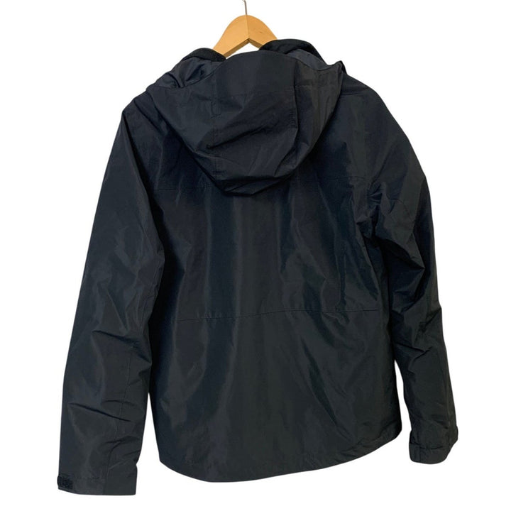 New Eddie Bauer Mens Small Black High Pass Fleece Lined 3-In-1 Hoodie Jacket