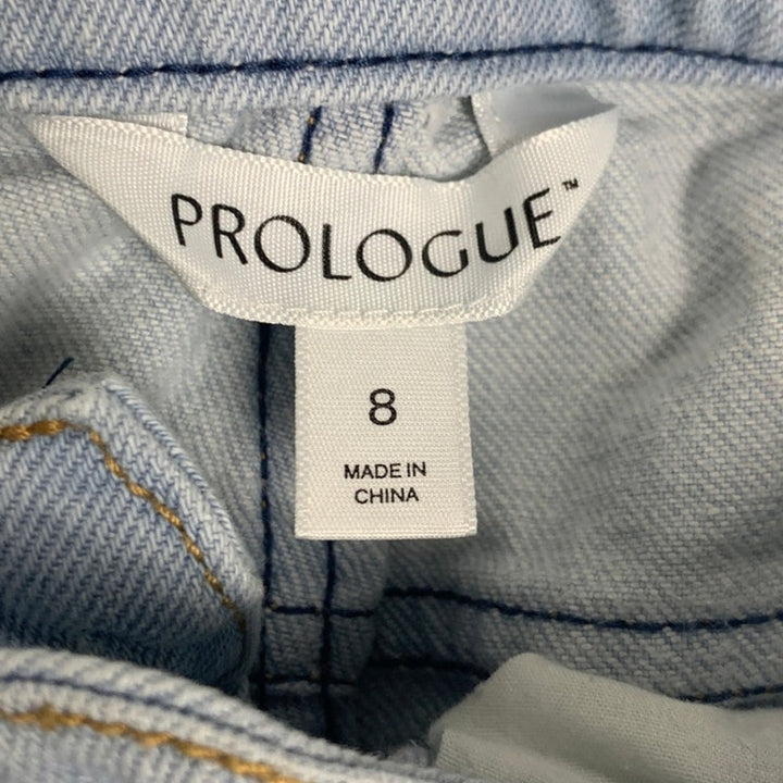 Prologue Womens Size 8 Stretch Cotton Denim Light Blue Jeans w Pockets