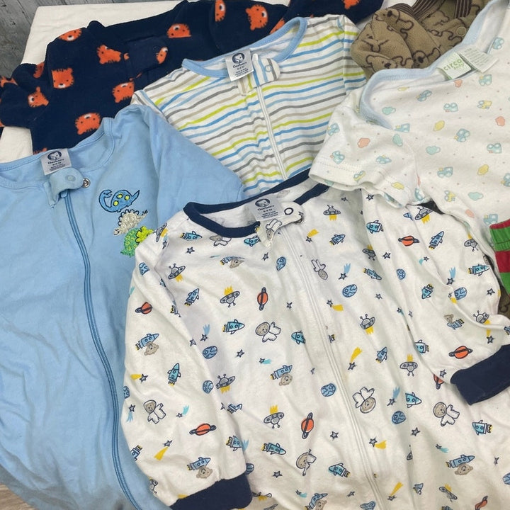 Lot of 10 Boys 9 Months Mos Sleepers One Pieces Pants Jeans Clothing Lot