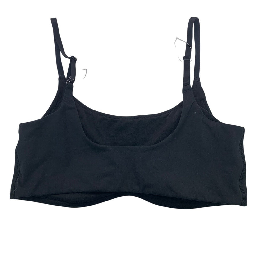 New Offline by Aerie Womens XXL Black Adjustable Strap Padded Athletic Bra