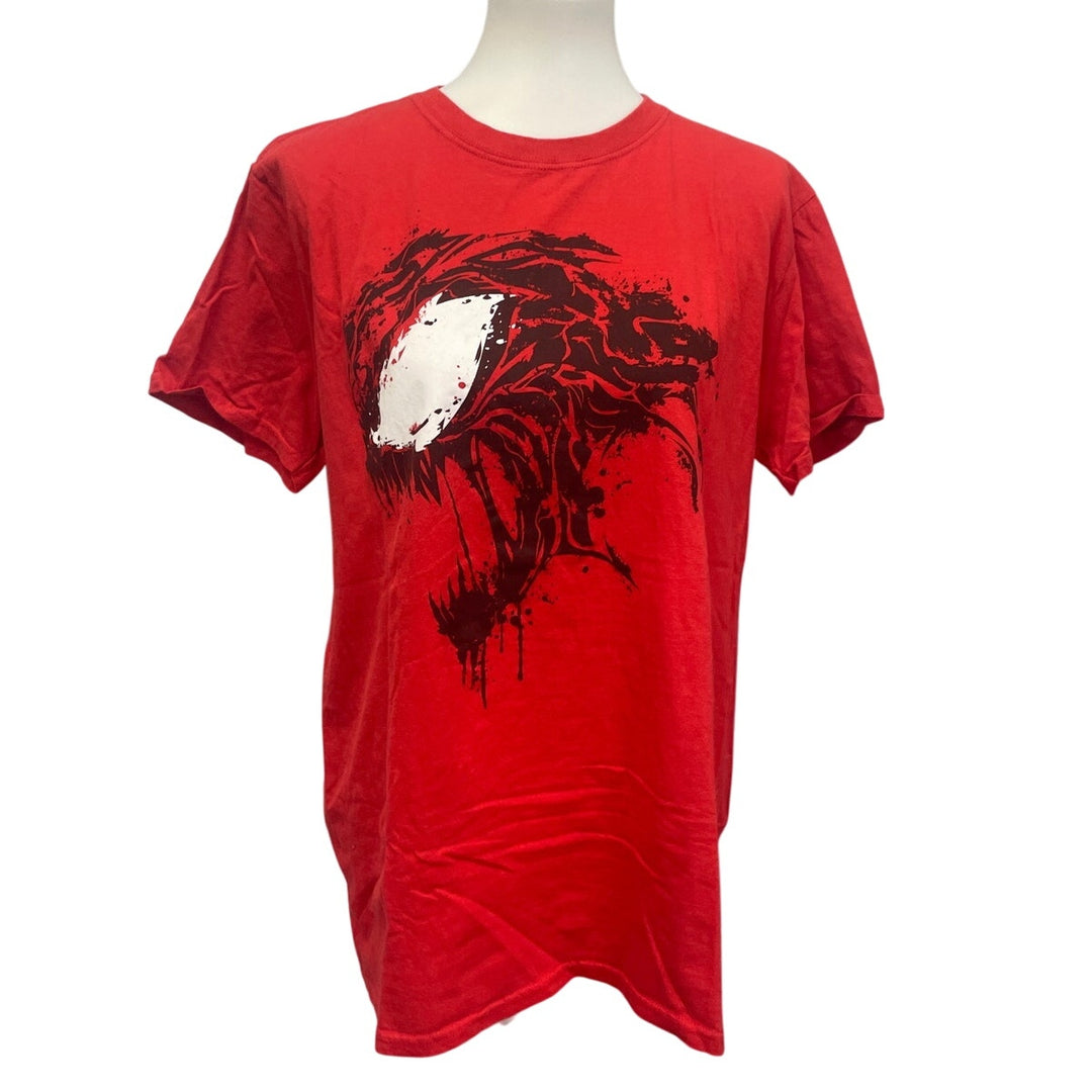 Marvel Mens Large 100% Cotton Carnage Short Sleeve Crew Neck Graphic Tee Shirt