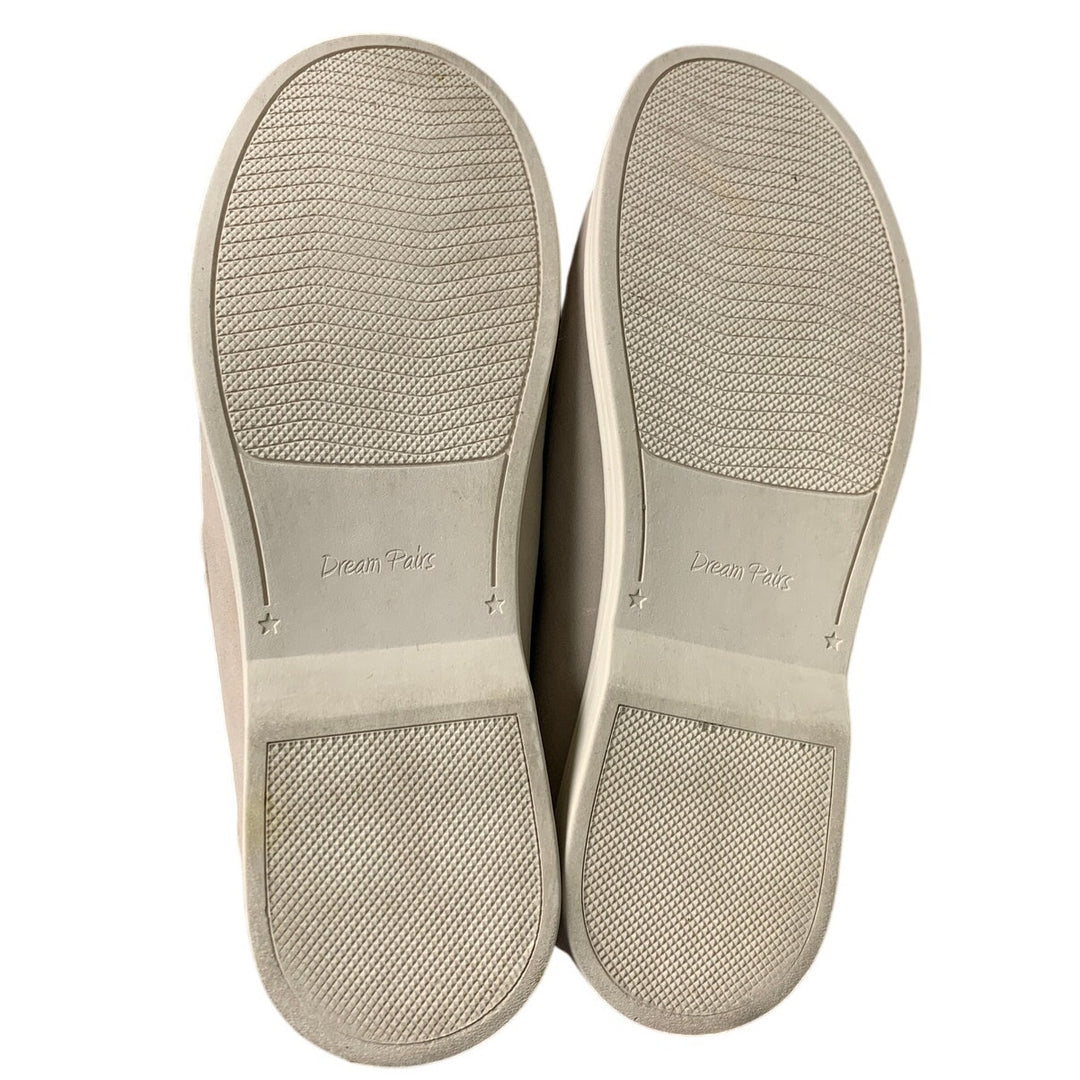 Dream Pairs Big Boys Size 4 Tan Faux Suede Slip On Loafers Casual Flat Shoes