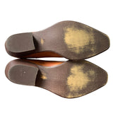 Wiralomi Womens Size 8.5 Beige Black Brown Faux Leather Floral Cowboy Boot Shoes