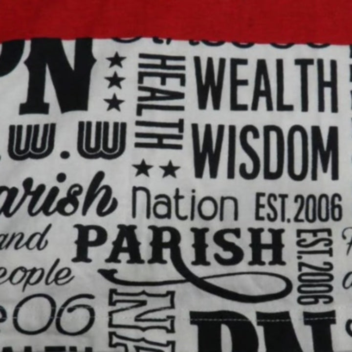 Parish Nation Mens Size 4XL USA Flag Stars Striped Short Sleeve Cotton Tee Shirt