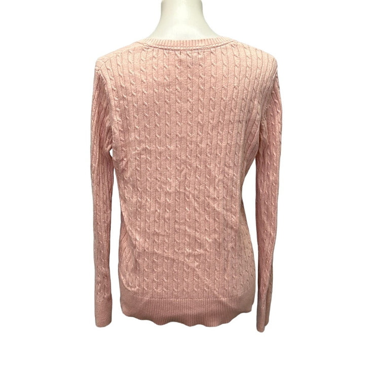 Lot of 3 Sonoma Merona Womens XL Long Sleeve V-Neck PolyCotton Sweaters