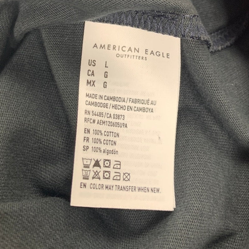 New American Eagle Womens Large Oversized Fit Nice Short Sleeve Tee Shirt