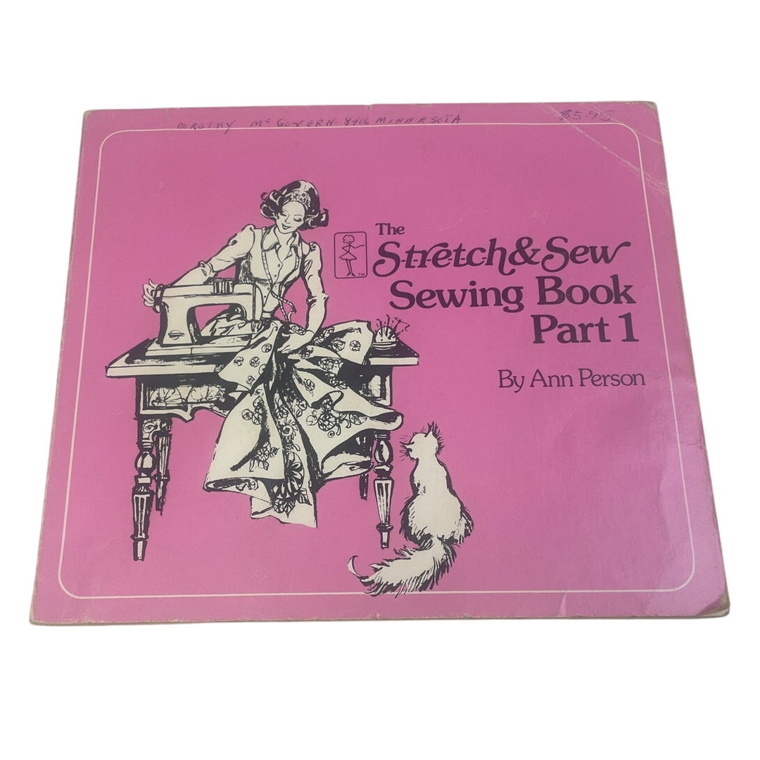Vintage 1976 Stretch &amp; Sew Sewing Book Part 1 by Ann Person - Fair Condition
